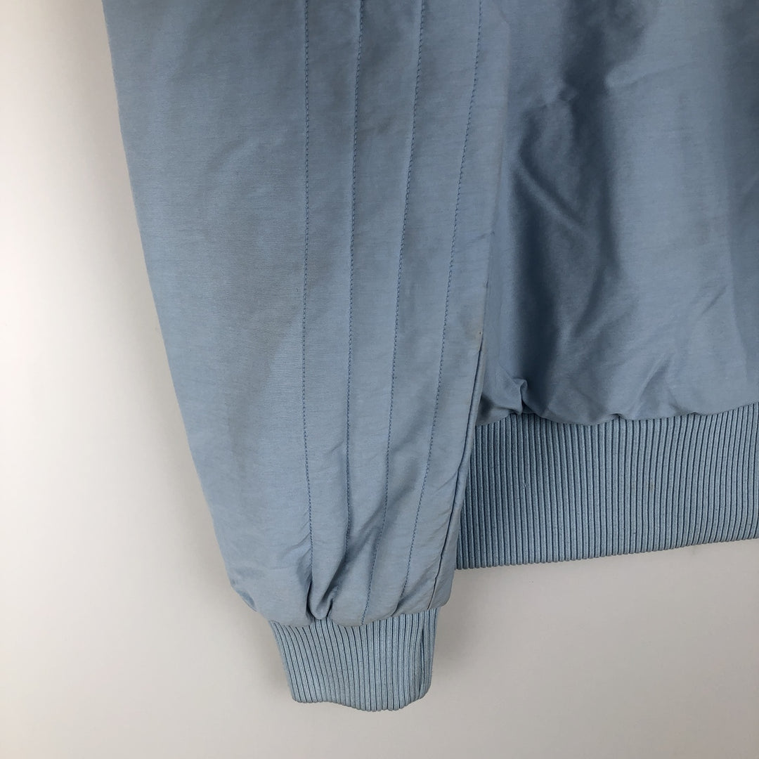 2000'S Adidas high-neck padded puffer jacket, women's size M cotton Blue type light blue Vintage Second Hand
