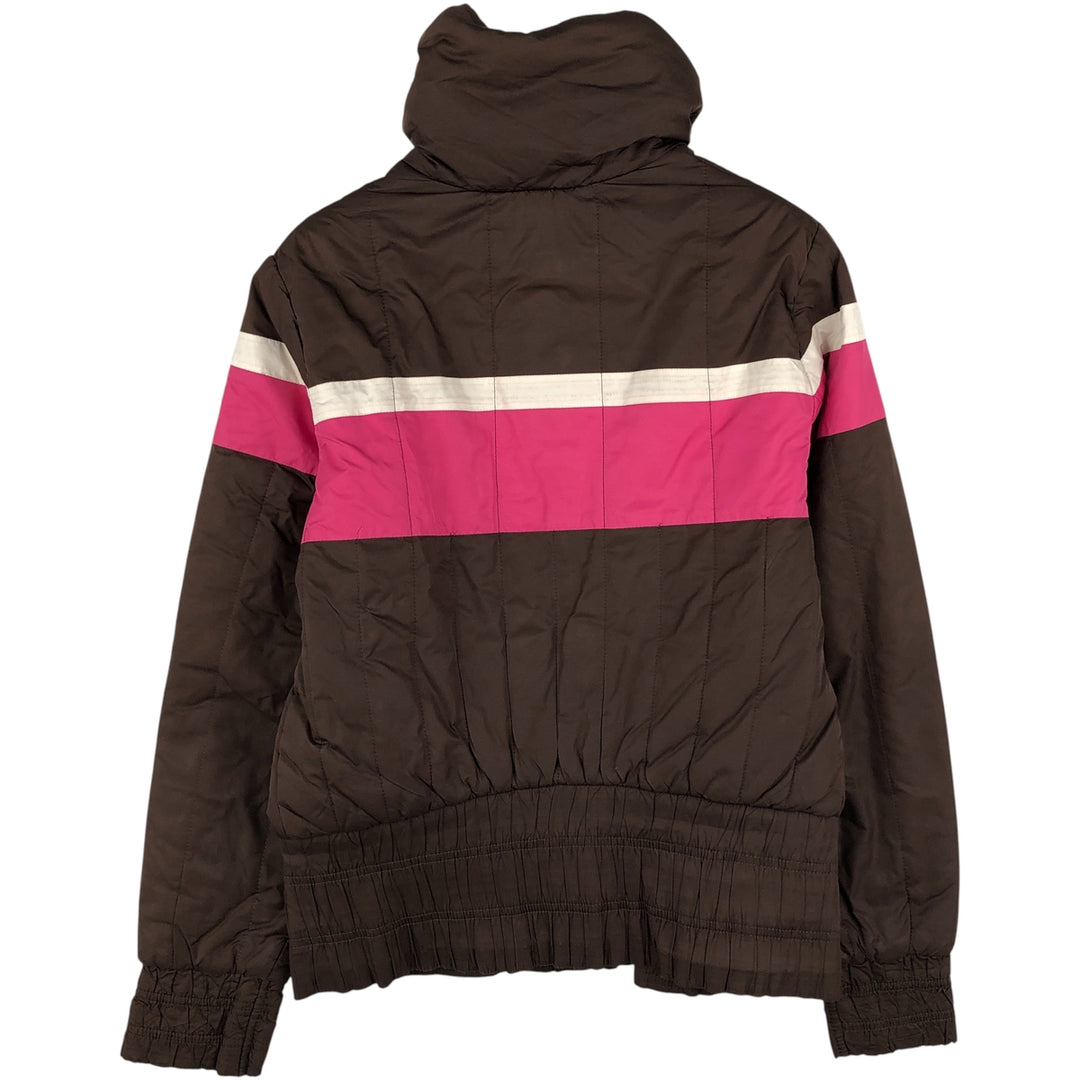 2000'S Nike padded puffer jacket, women's size S polyester brown type Vintage Second Hand