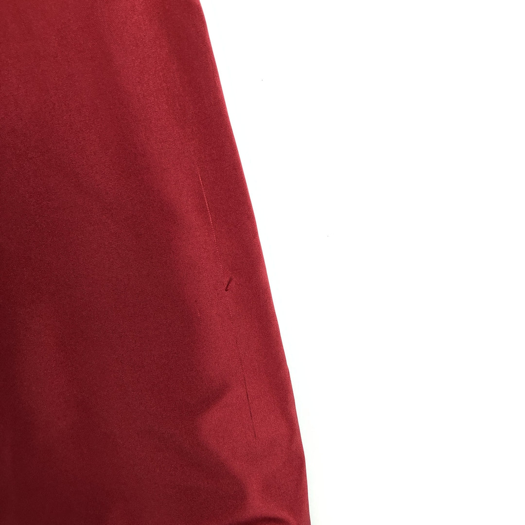 Vintage 90'S Nike hooded windbreaker, size L, women's polyester red type Vintage Second Hand