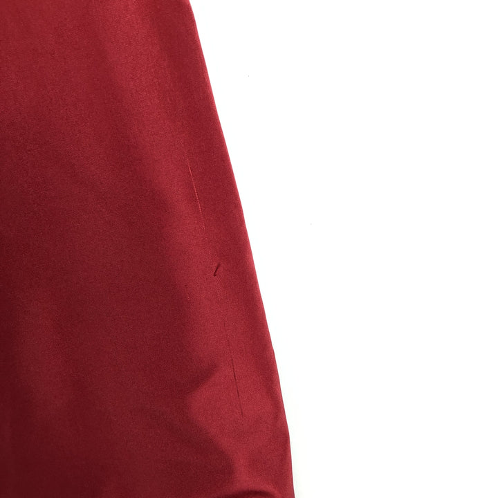 Vintage 90'S Nike hooded windbreaker, size L, women's polyester red type Vintage Second Hand