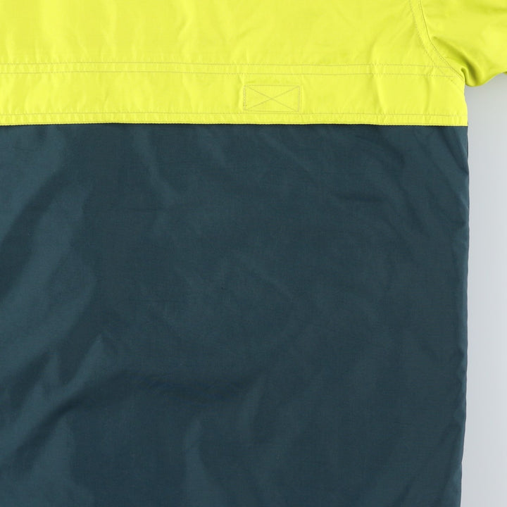 Vintage 90'S adidas padded hoodie/puffer jacket, size L, women's polyester yellow type Vintage Second Hand