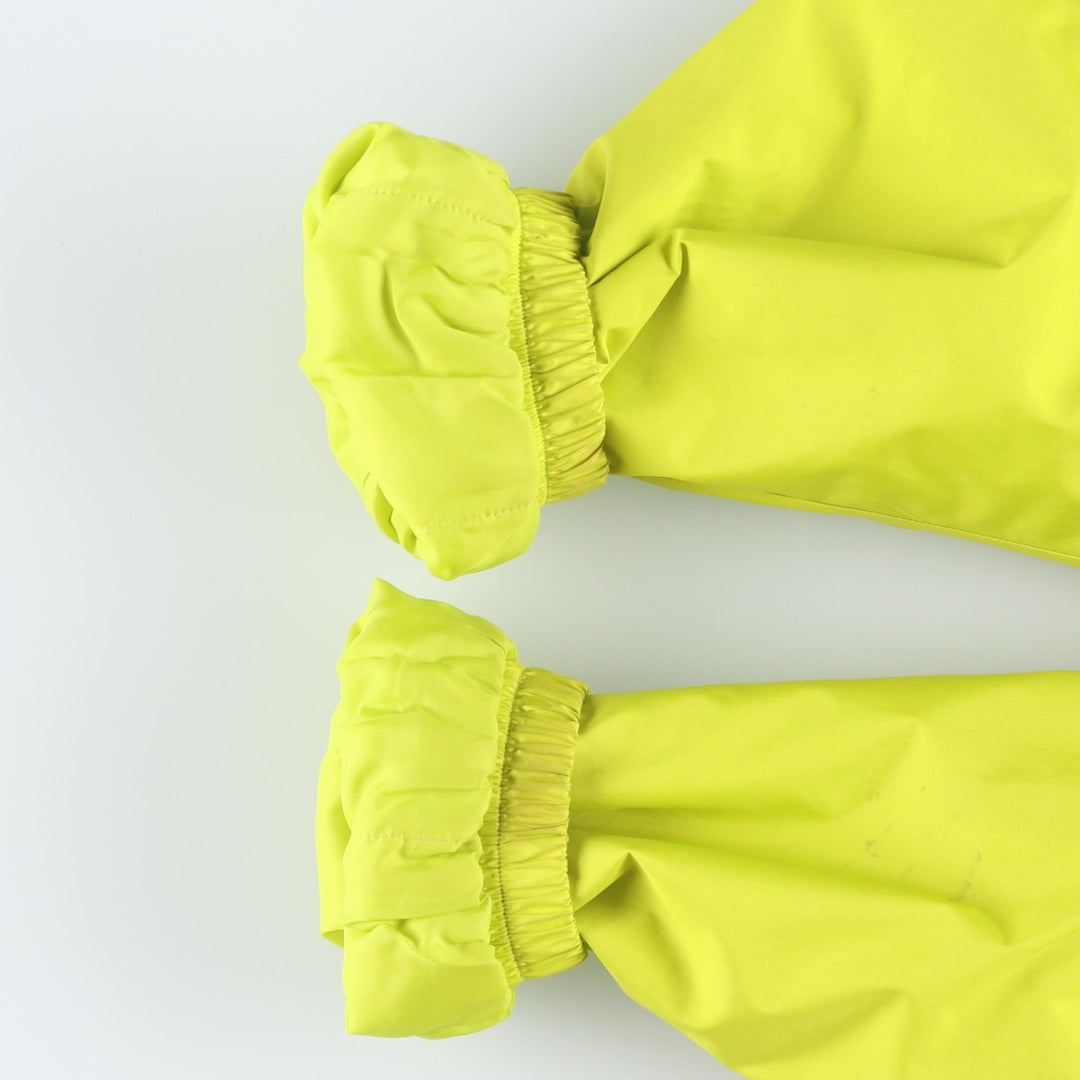 Vintage 90'S adidas padded hoodie/puffer jacket, size L, women's polyester yellow type Vintage Second Hand