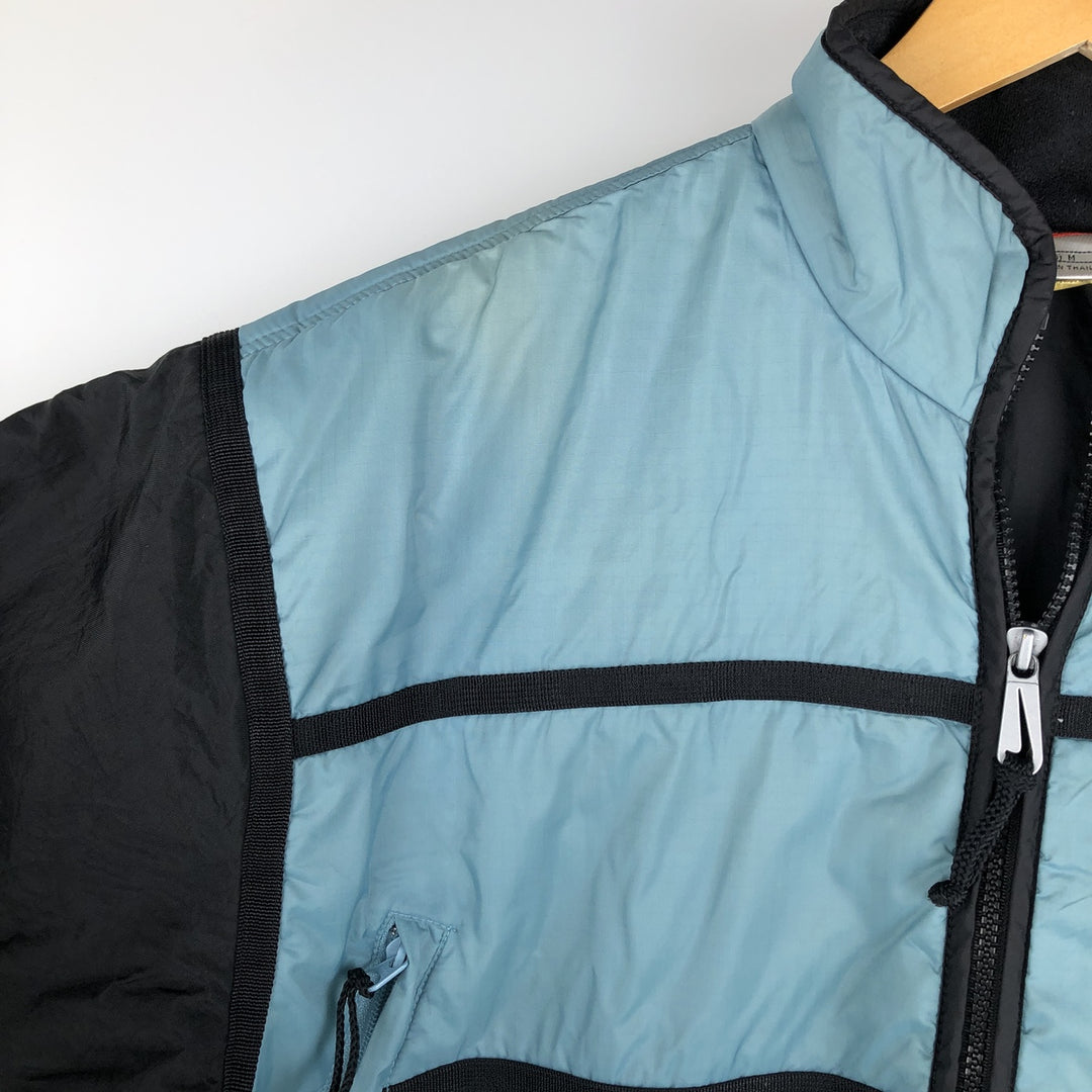 90'S Nike padded puffer jacket, women's size M, vintage Nylon Blue type light blue Vintage Second Hand