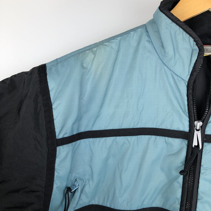 90'S Nike padded puffer jacket, women's size M, vintage Nylon Blue type light blue Vintage Second Hand