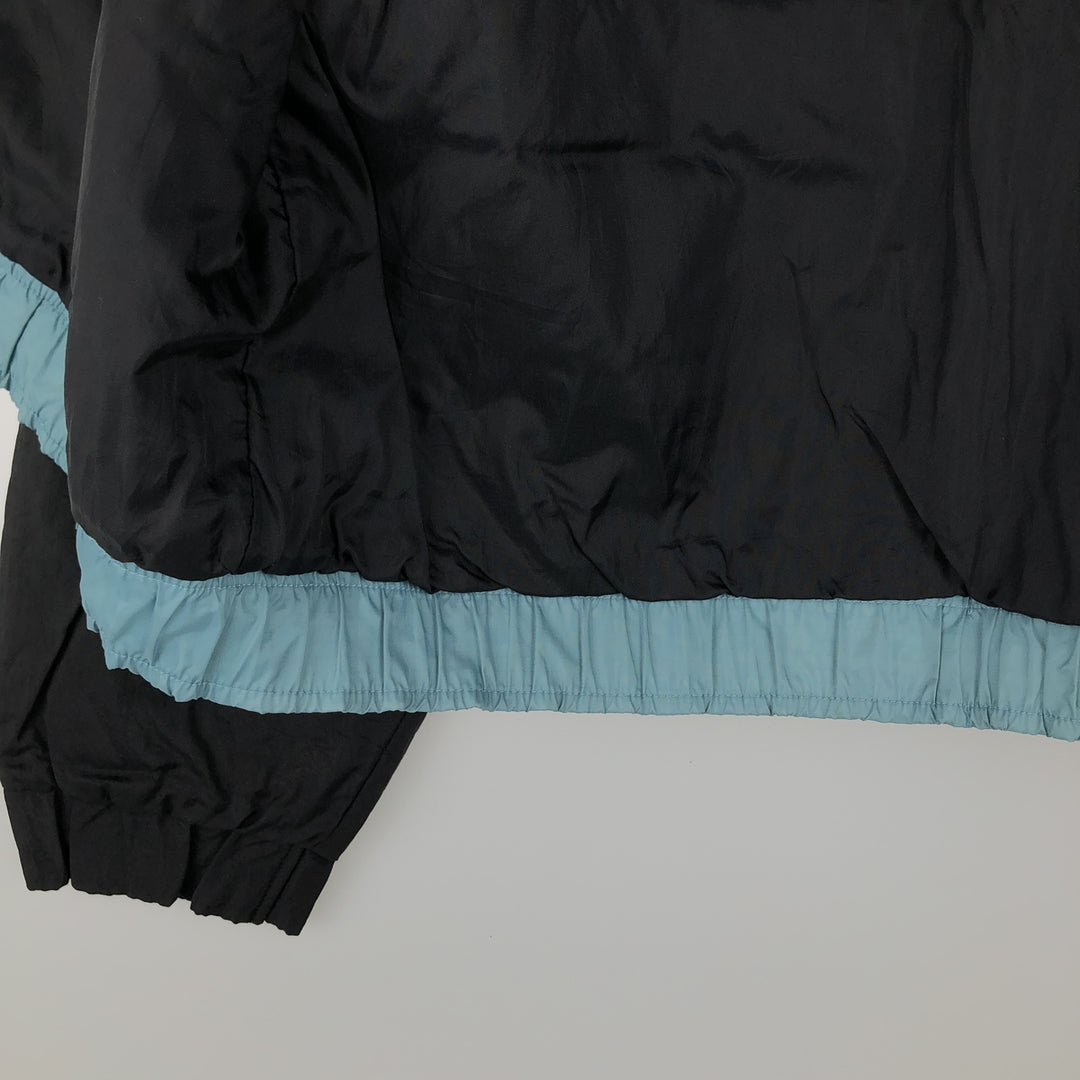 90'S Nike padded puffer jacket, women's size M, vintage Nylon Blue type light blue Vintage Second Hand
