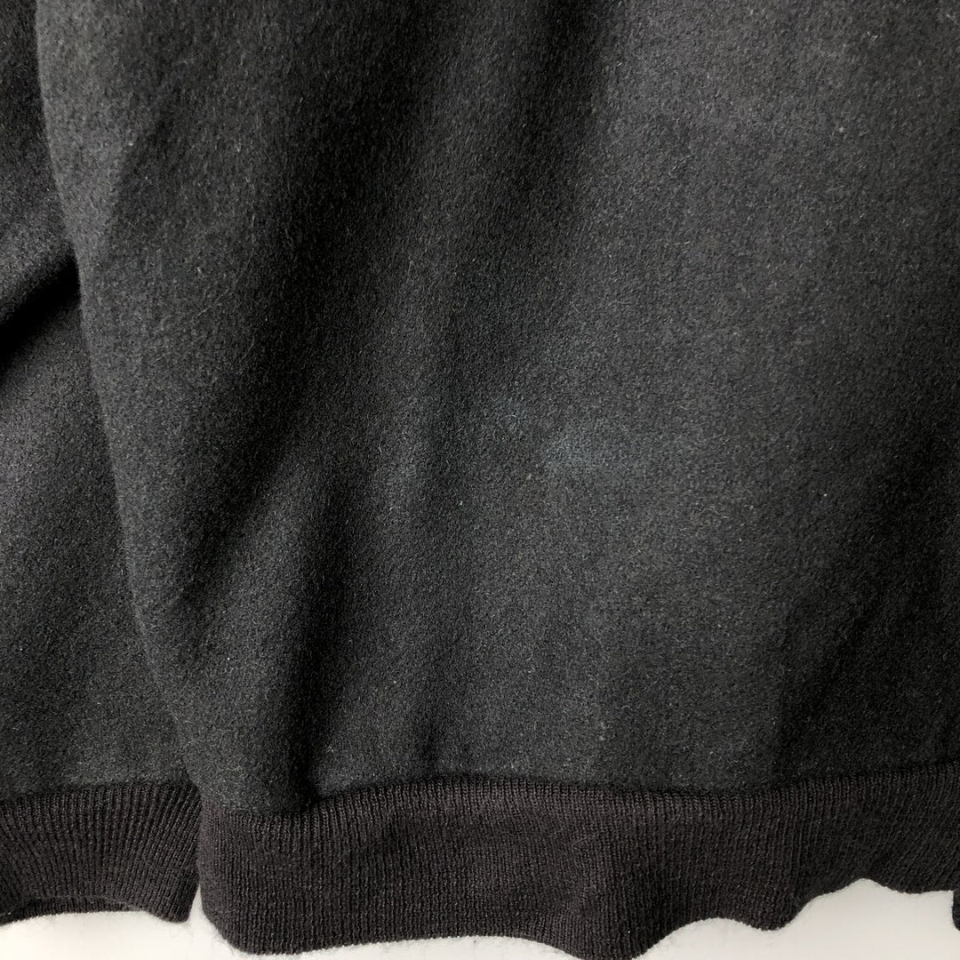 90'S AUBURN SPORTSWEAR Padded Wool Varsity Jacket, Made in USA, Men's XL Recycled wool black type Vintage Second Hand