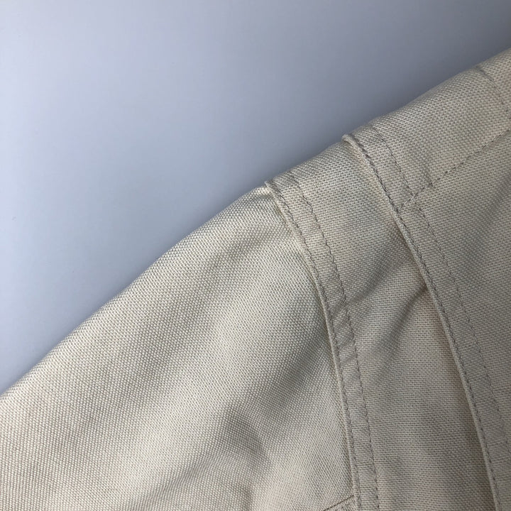 Vintage 80s-90'S Lands' End Duck Hunting Jacket, Women's Size Small cotton ivory Vintage Second Hand