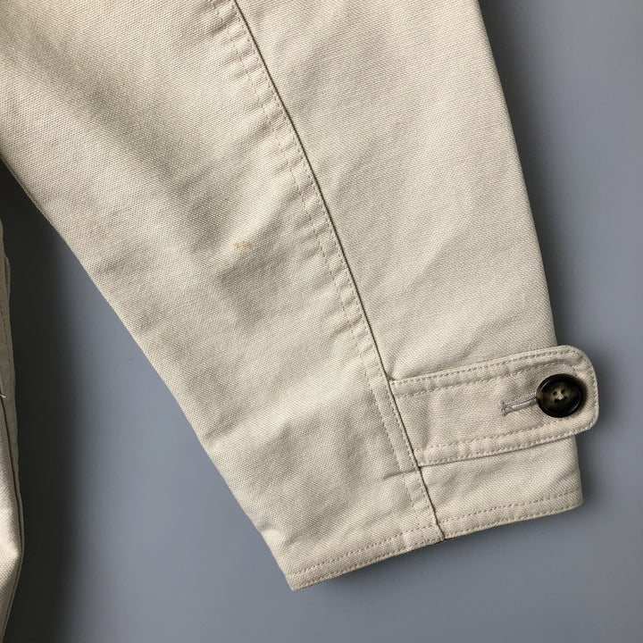 Vintage 80s-90'S Lands' End Duck Hunting Jacket, Women's Size Small cotton ivory Vintage Second Hand