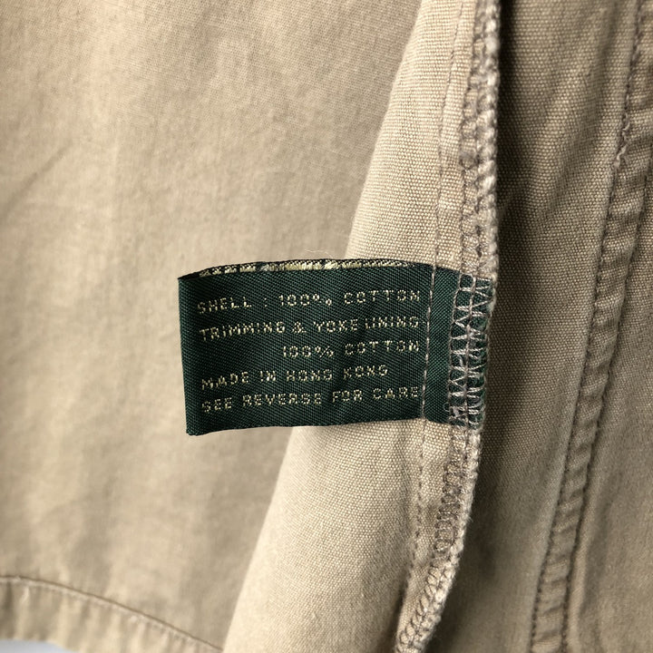 80s-90'S Authentic Imports Hunting Jacket, Men's Size XS cotton Beige type Vintage Second Hand