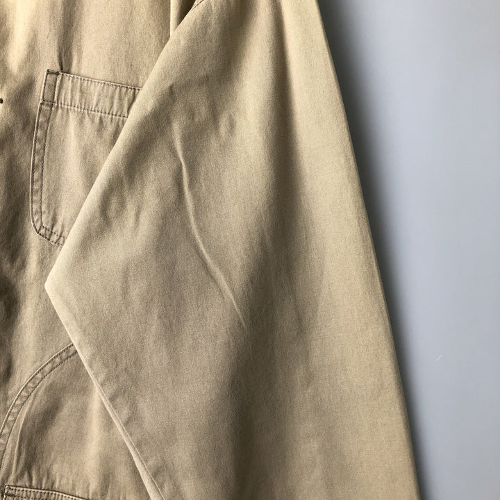80s-90'S Authentic Imports Hunting Jacket, Men's Size XS cotton Beige type Vintage Second Hand