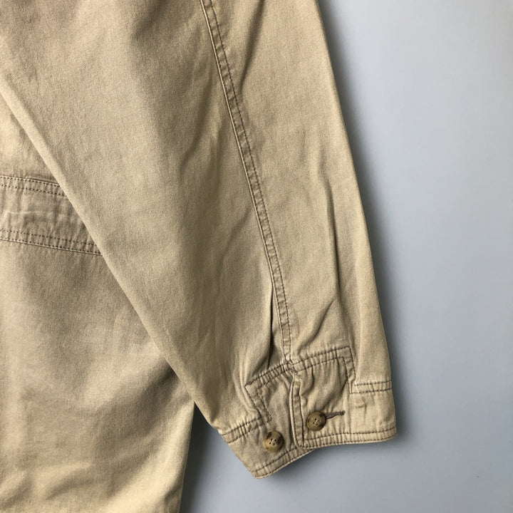 80s-90'S Authentic Imports Hunting Jacket, Men's Size XS cotton Beige type Vintage Second Hand
