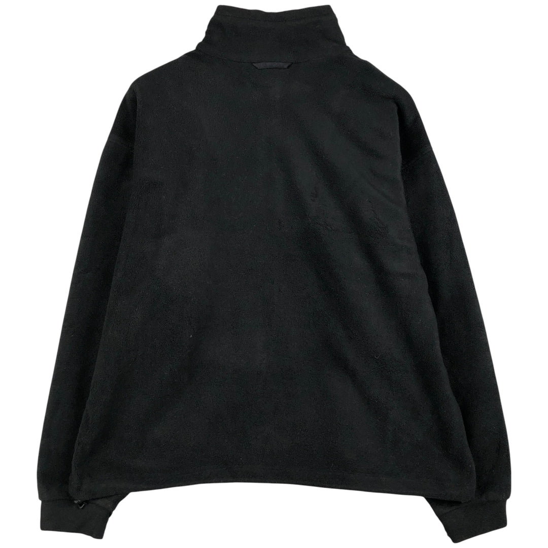 90s-00'S Columbia fleece jacket, men's size XL polyester black type Vintage Second Hand