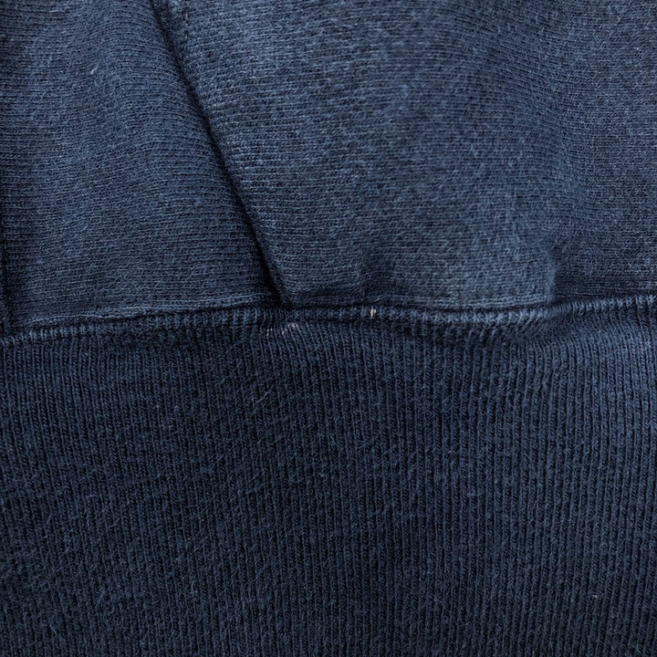 2000'S Champion PREMIUM REVERSE WEAVE Premium Reverse Weave Sweatshirt Pullover Hoodie, Men's Size M cotton navy blue type Vintage Second Hand