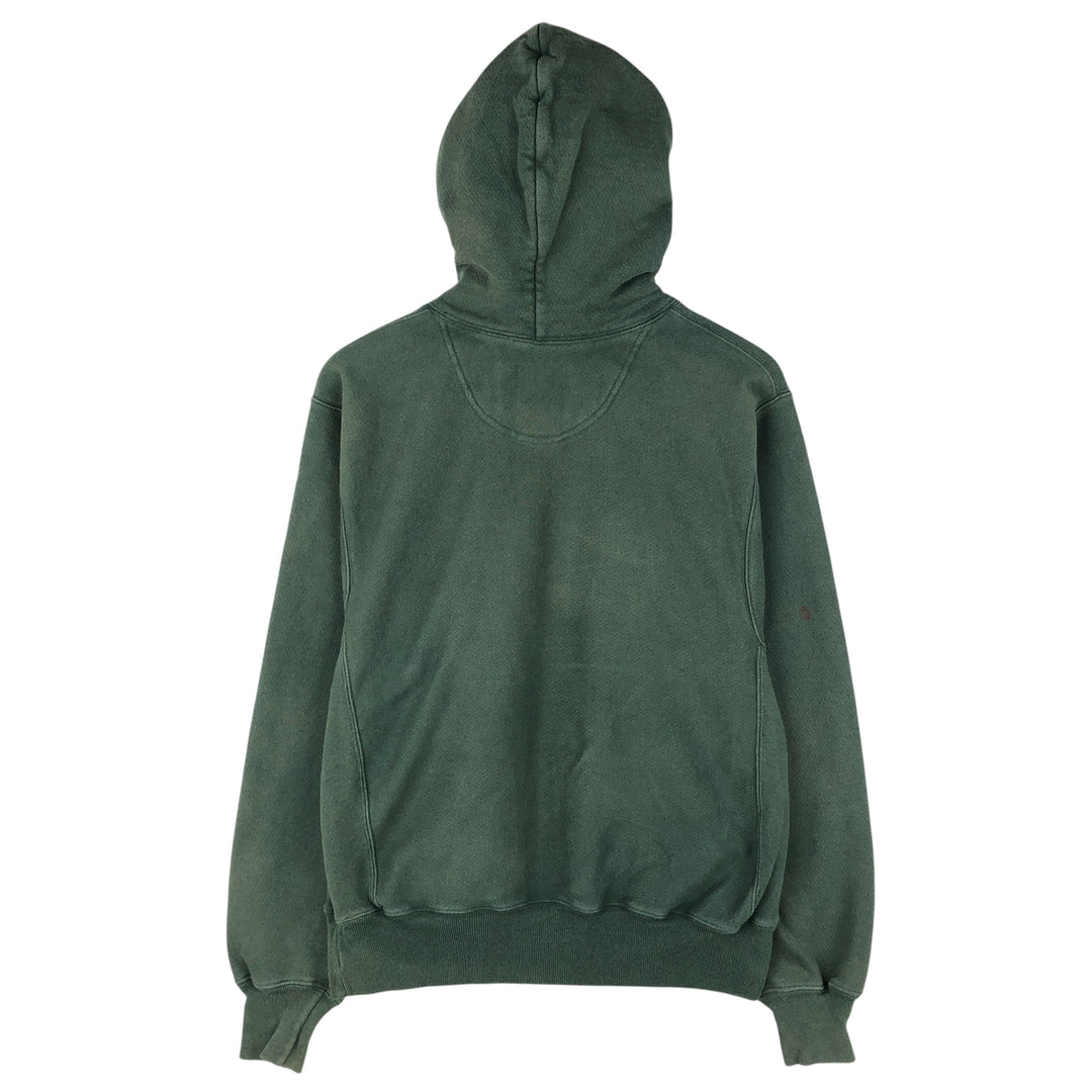 Champion PREMIUM REVERSE WEAVE College Sweatshirt Pullover Hoodie, Men's Size Small cotton green type Vintage Second Hand