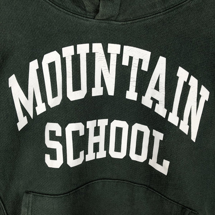 Champion PREMIUM REVERSE WEAVE College Sweatshirt Pullover Hoodie, Men's Size Small cotton green type Vintage Second Hand