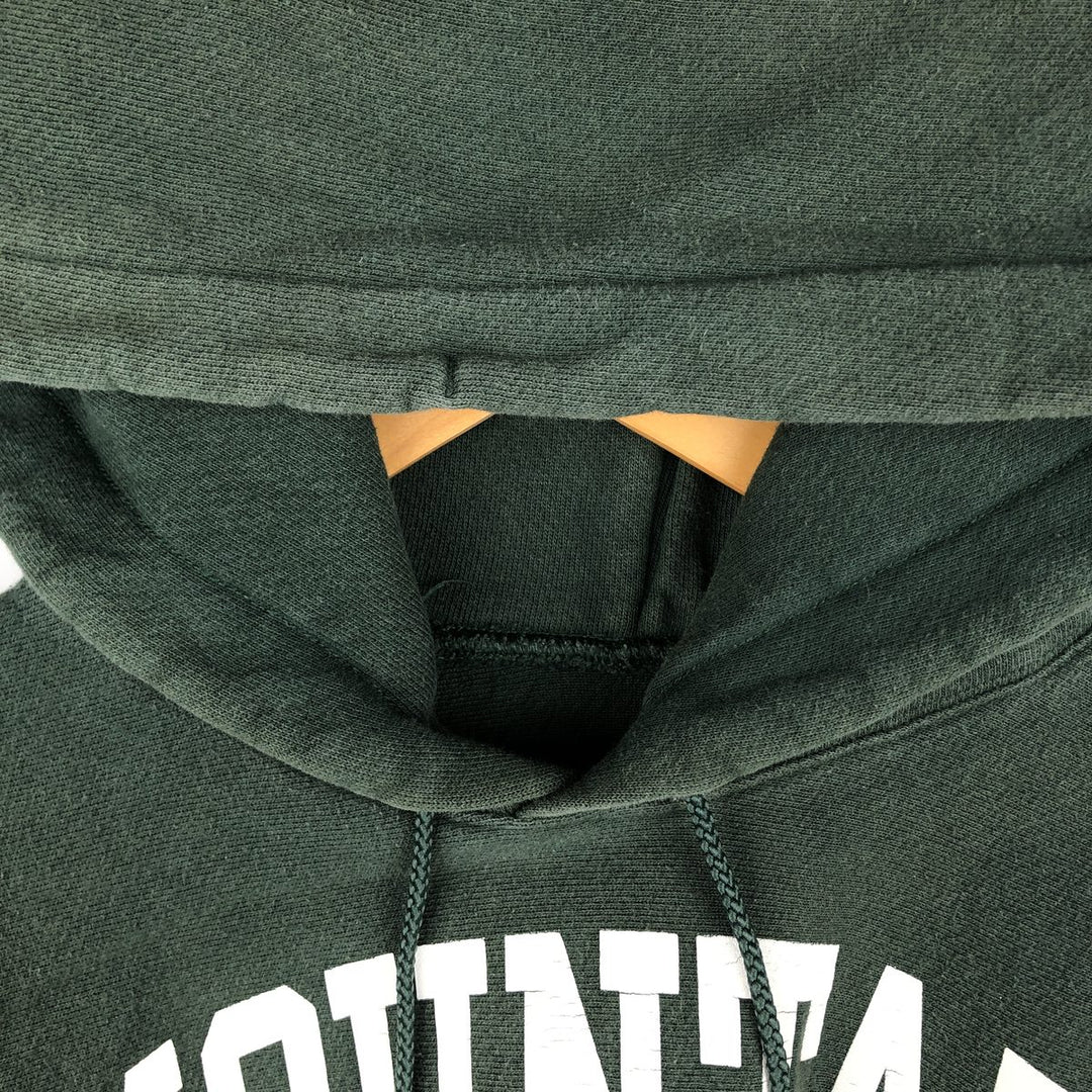Champion PREMIUM REVERSE WEAVE College Sweatshirt Pullover Hoodie, Men's Size Small cotton green type Vintage Second Hand
