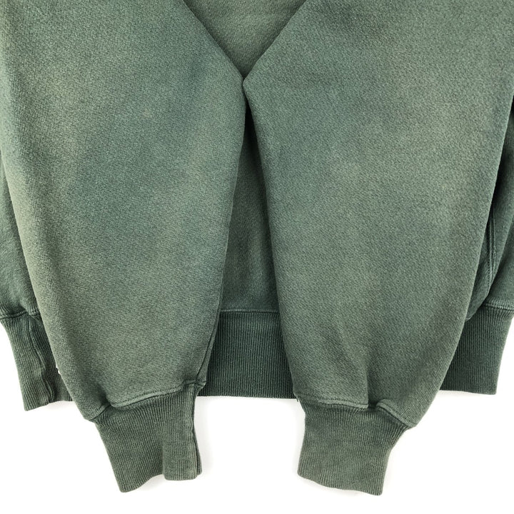 Champion PREMIUM REVERSE WEAVE College Sweatshirt Pullover Hoodie, Men's Size Small cotton green type Vintage Second Hand