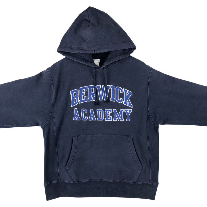 Champion REVERSE WEAVE Reverse Weave College Sweat Pullover Hoodie Men's M cotton navy blue type Vintage Second Hand