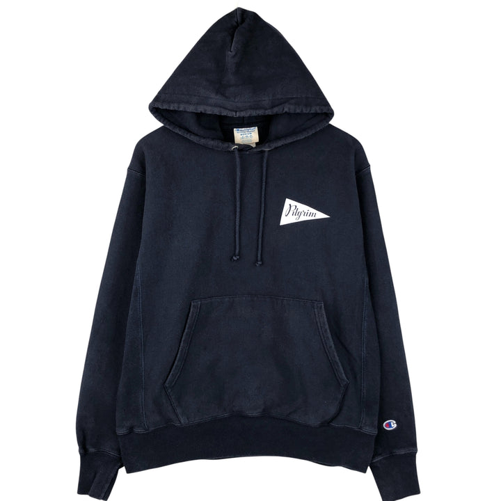 Champion REVERSE WEAVE Reverse Weave Sweat Pullover Hoodie Men's M cotton navy blue type Vintage Second Hand