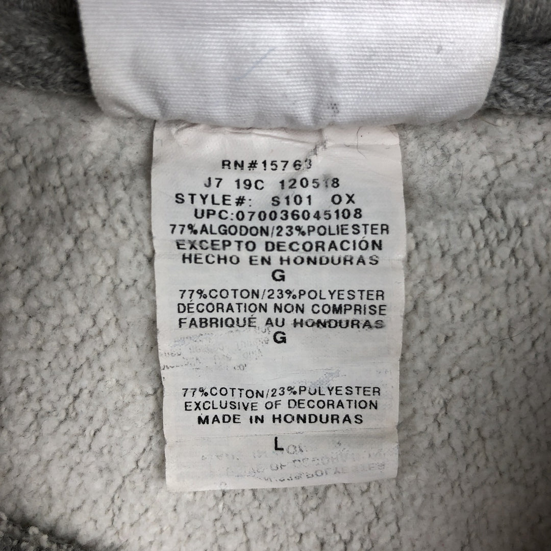 Champion Reverse Weave College Character Sweatshirt Pullover Hoodie, Men's Size L cotton gray type Vintage Second Hand