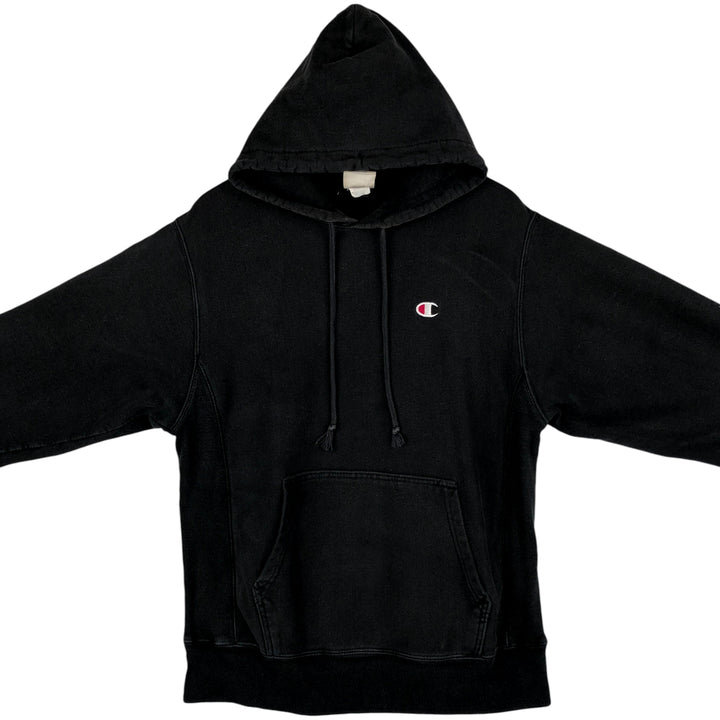 Champion REVERSE WEAVE Reverse Weave Sweat Pullover Hoodie Men's M cotton black type Vintage Second Hand