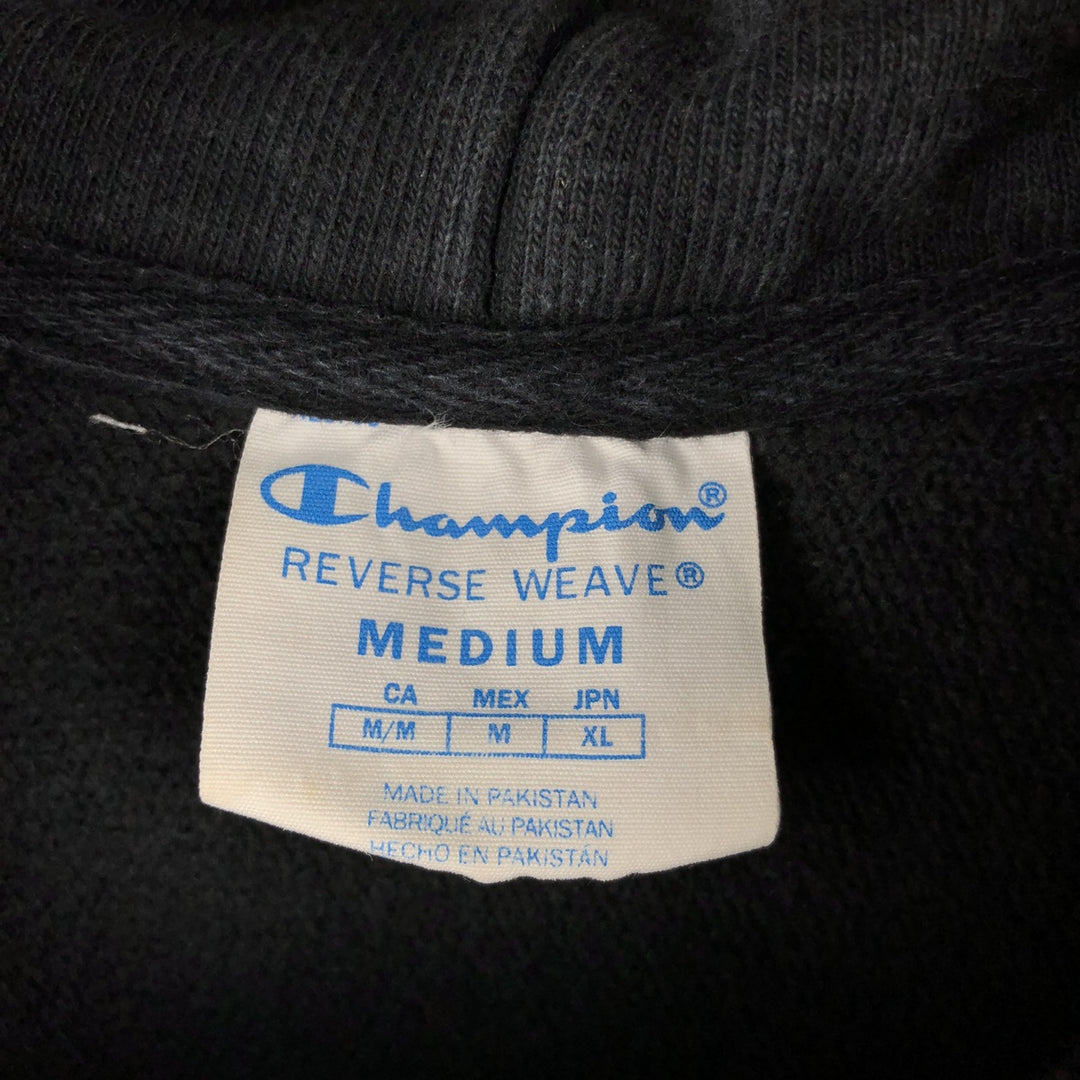 Champion REVERSE WEAVE Reverse Weave Sweat Pullover Hoodie Men's M cotton black type Vintage Second Hand