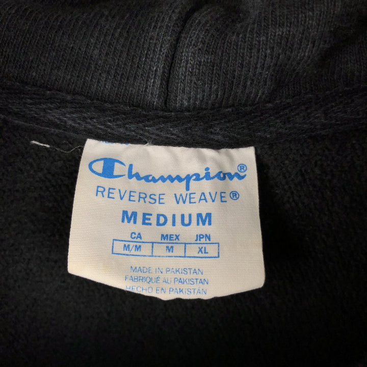 Champion REVERSE WEAVE Reverse Weave Sweat Pullover Hoodie Men's M cotton black type Vintage Second Hand
