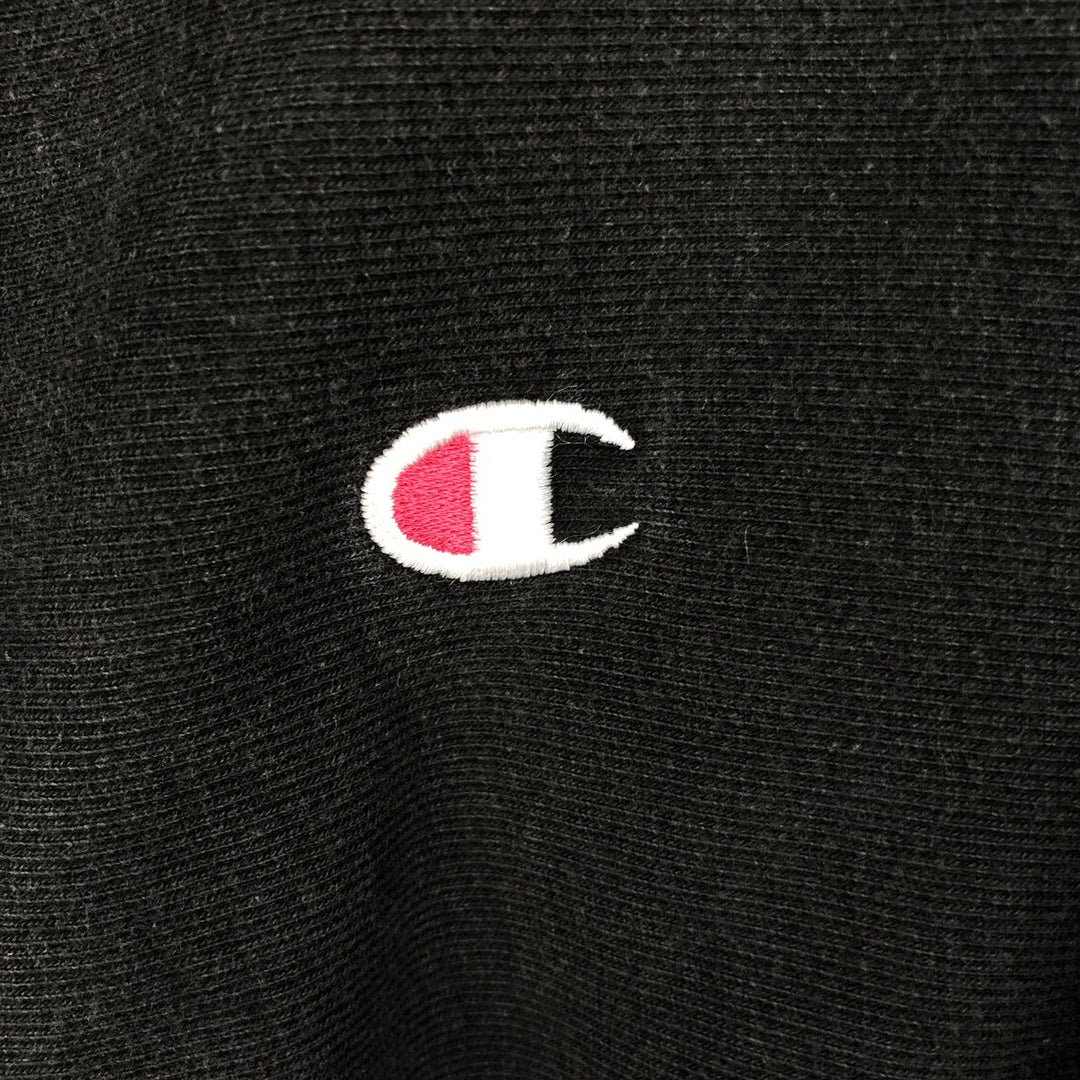 Champion REVERSE WEAVE Reverse Weave Sweat Pullover Hoodie Men's M cotton black type Vintage Second Hand
