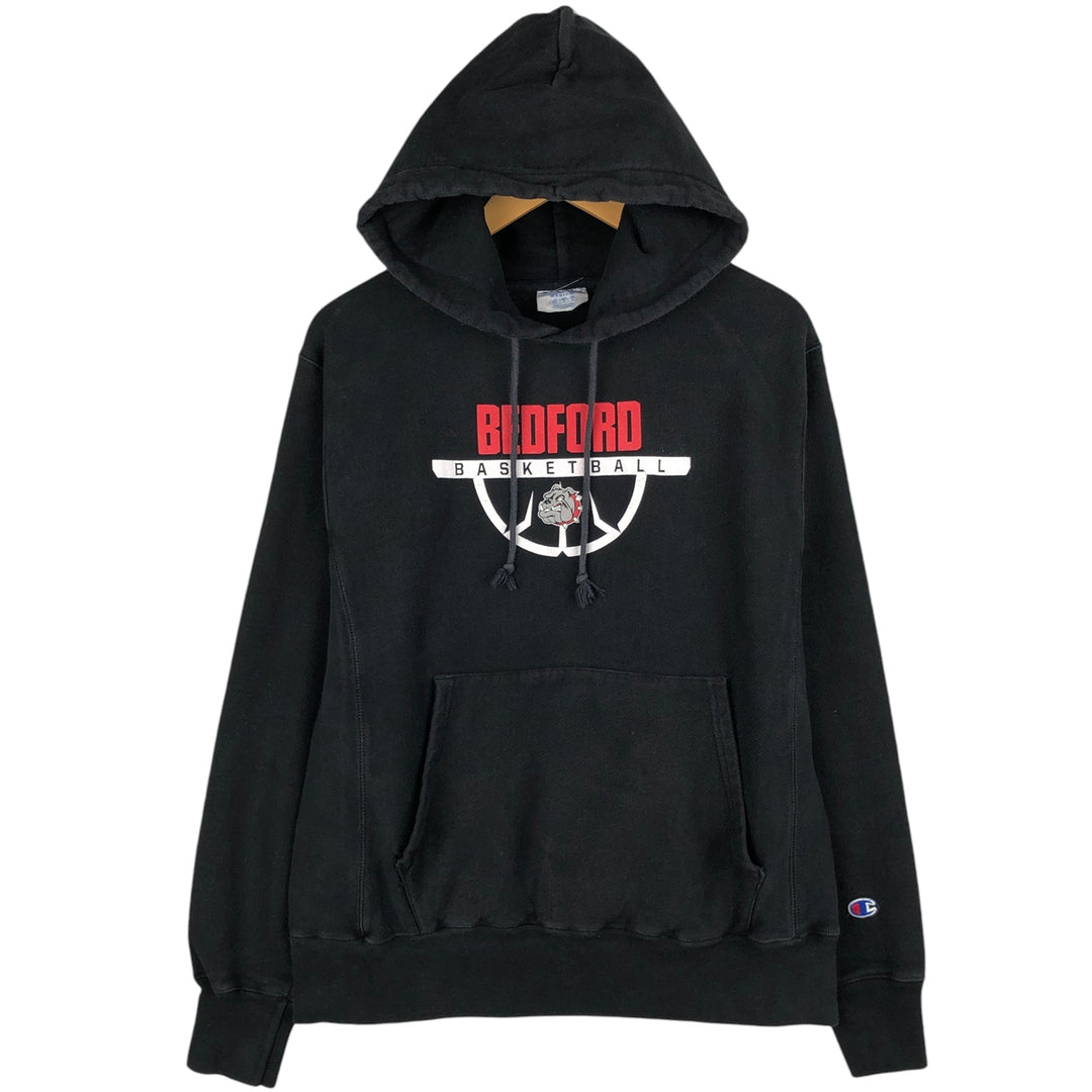 Champion REVERSE WEAVE Reverse Weave Sweat Pullover Hoodie Men's M cotton black type Vintage Second Hand
