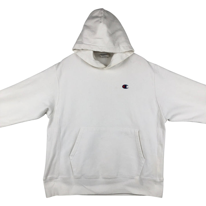 Champion REVERSE WEAVE Reverse Weave Sweat Pullover Hoodie Men's L size cotton white type Vintage Second Hand