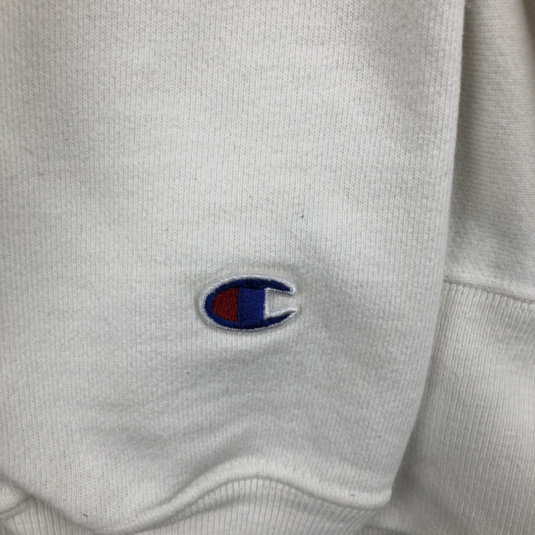 Champion REVERSE WEAVE Reverse Weave Sweat Pullover Hoodie Men's L size cotton white type Vintage Second Hand