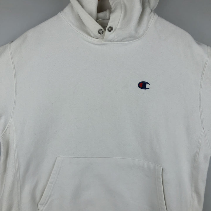 Champion REVERSE WEAVE Reverse Weave Sweat Pullover Hoodie Men's L size cotton white type Vintage Second Hand