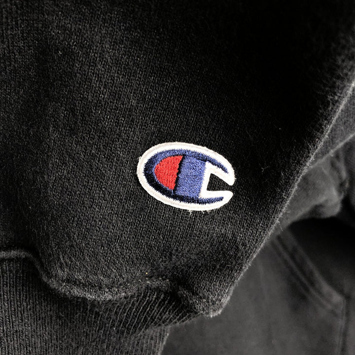 Champion PREMIUM REVERSE WEAVE Premium Reverse Weave Sweat Pullover Hoodie, Men's XL cotton black type Vintage Second Hand