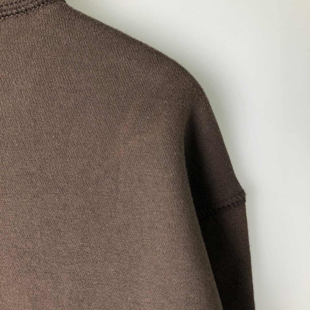 Nike full-zip sweatshirt, men's size XL cotton brown type Vintage Second Hand