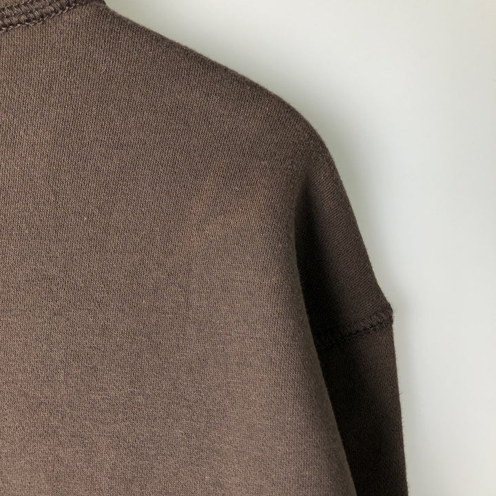 Nike full-zip sweatshirt, men's size XL cotton brown type Vintage Second Hand