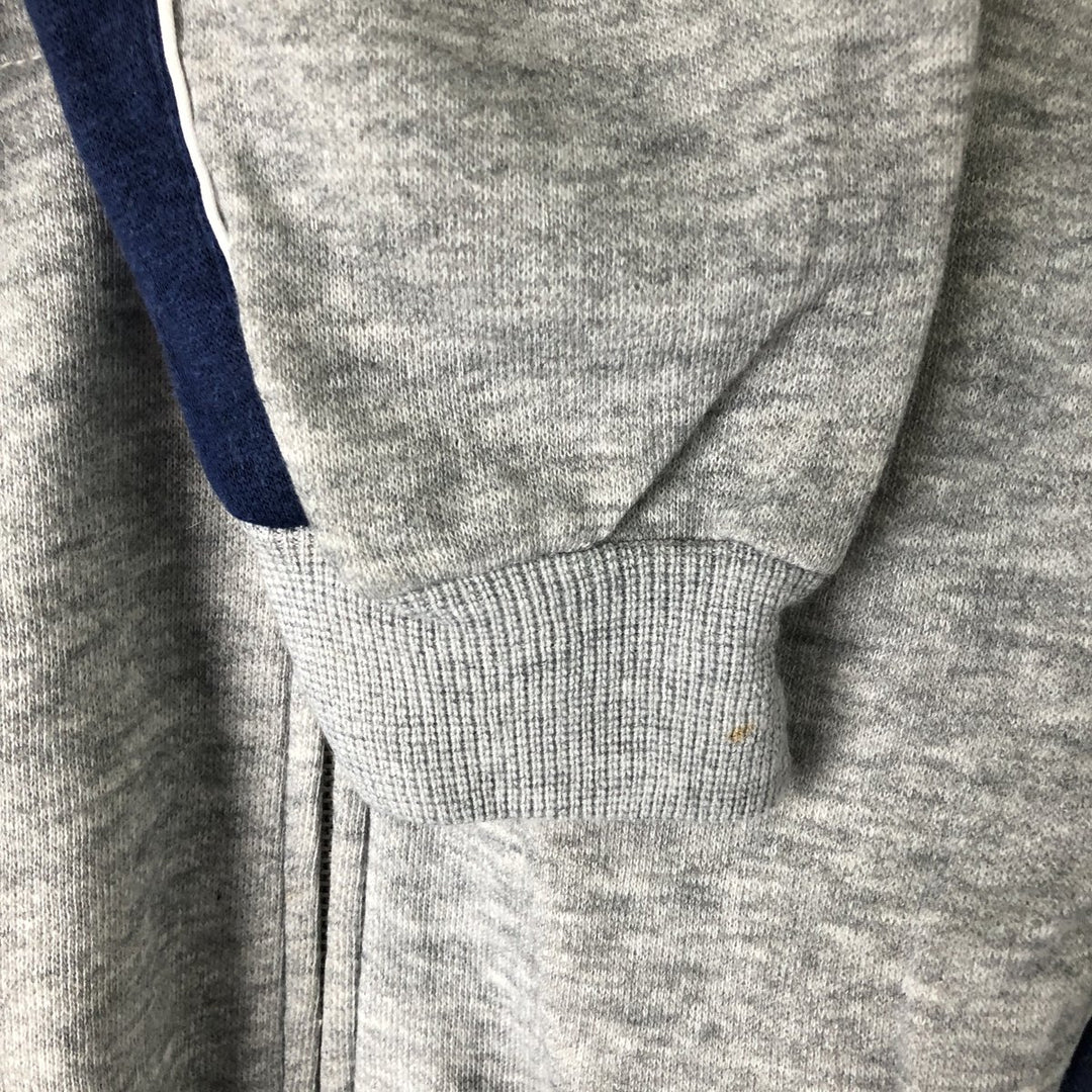 Vintage 1980'S Basset Walker full-zip sweatshirt, made in the USA, size L, men's. acrylic gray type Vintage Second Hand