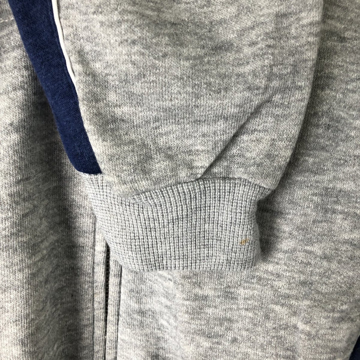 Vintage 1980'S Basset Walker full-zip sweatshirt, made in the USA, size L, men's. acrylic gray type Vintage Second Hand