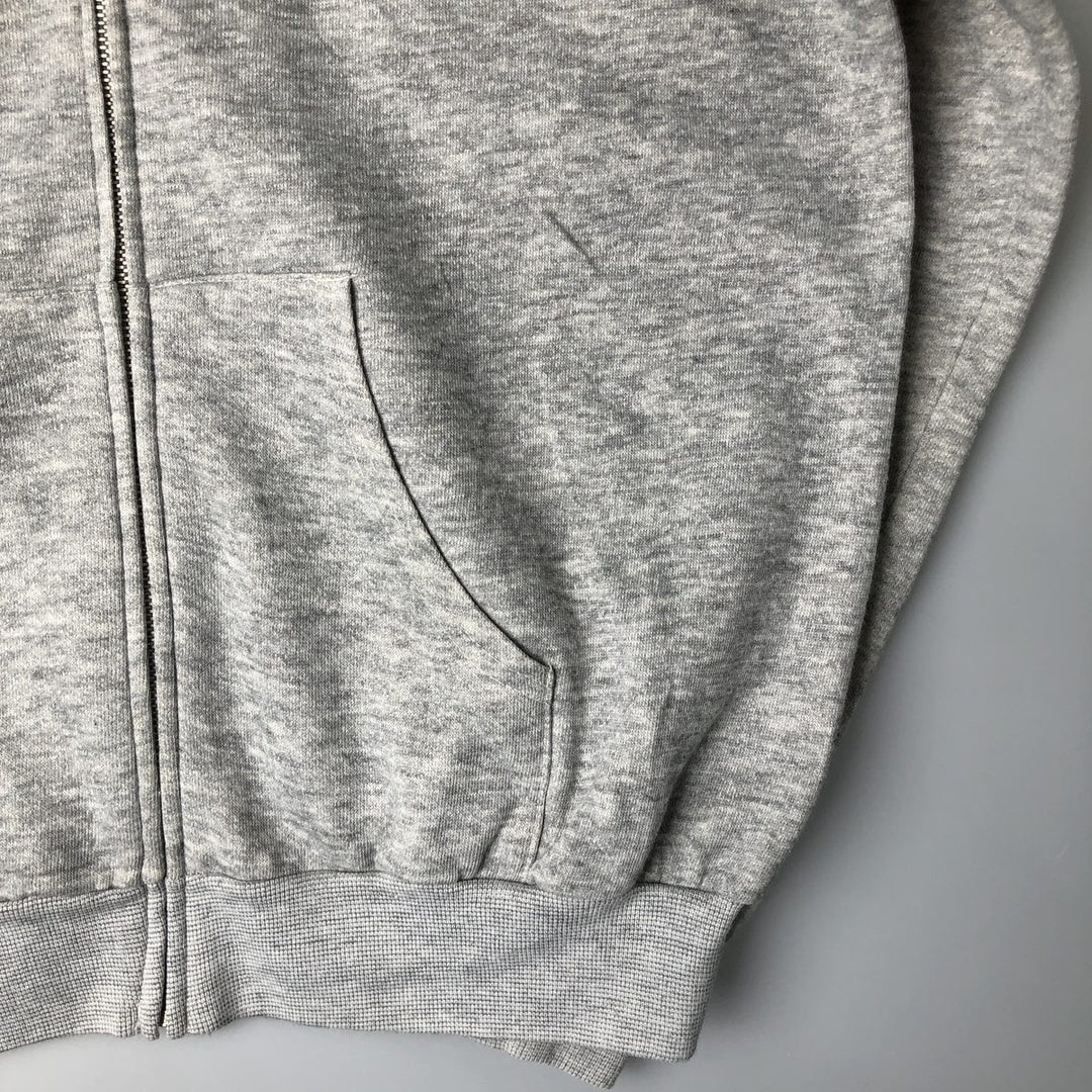 Vintage 1980'S Basset Walker full-zip sweatshirt, made in the USA, size L, men's. acrylic gray type Vintage Second Hand