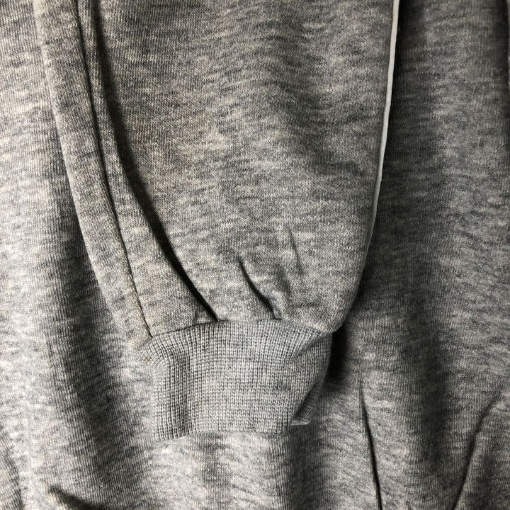 Vintage 1980'S Basset Walker full-zip sweatshirt, made in the USA, size L, men's. acrylic gray type Vintage Second Hand