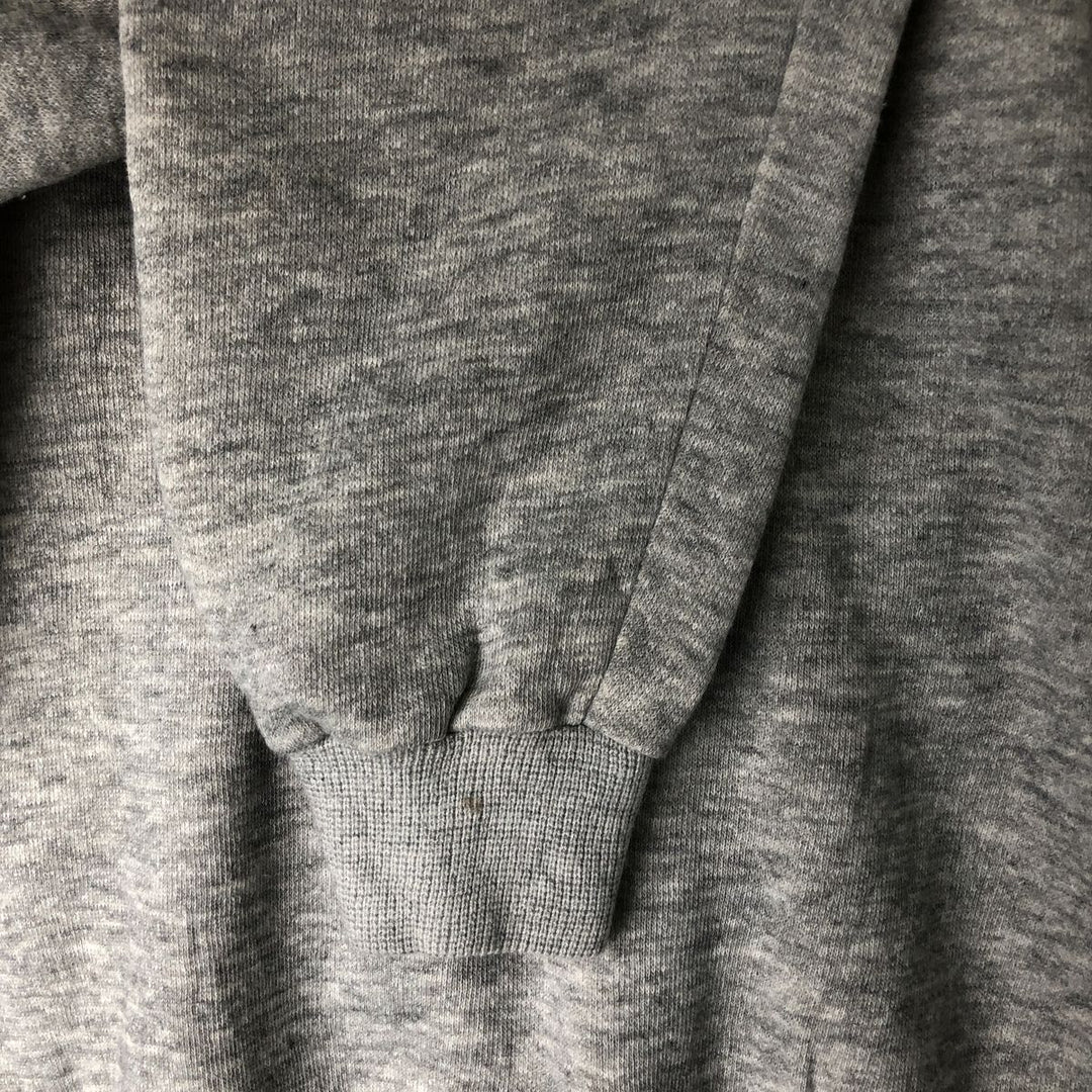 Vintage 1980'S Basset Walker full-zip sweatshirt, made in the USA, size L, men's. acrylic gray type Vintage Second Hand
