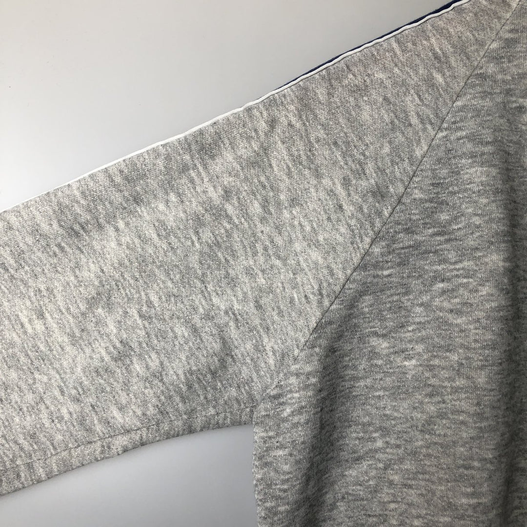 Vintage 1980'S Basset Walker full-zip sweatshirt, made in the USA, size L, men's. acrylic gray type Vintage Second Hand