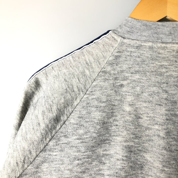 Vintage 1980'S Basset Walker full-zip sweatshirt, made in the USA, size L, men's. acrylic gray type Vintage Second Hand