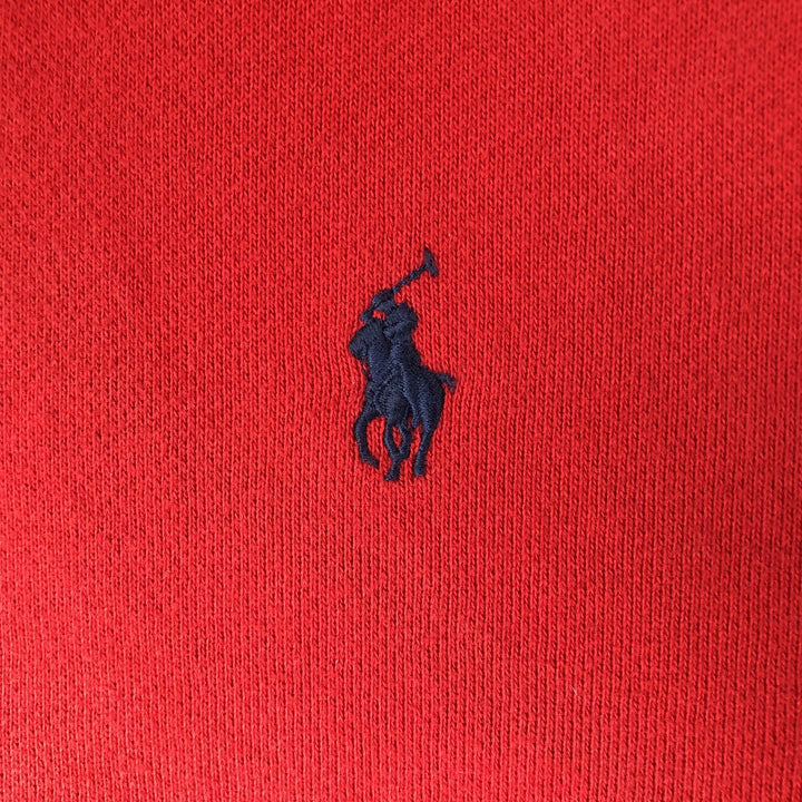 Ralph Lauren POLO RALPH LAUREN Sweat Full Zip Hoodie Men's XXL cotton red type Vintage Second Hand
