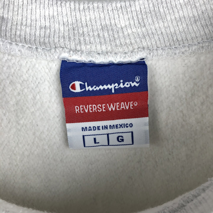 2000'S Champion Reverse Weave College Sweatshirt, Men's Size L cotton gray type Vintage Second Hand