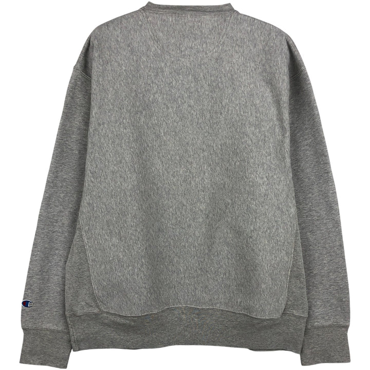 2000'S Champion Triple Print Sweatshirt, Men's Size M cotton gray type Vintage Second Hand