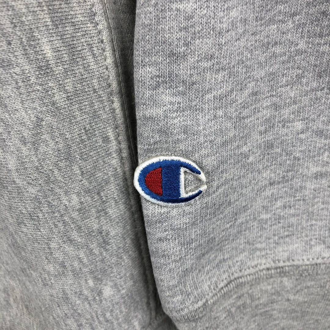 2000'S Champion Triple Print Sweatshirt, Men's Size M cotton gray type Vintage Second Hand
