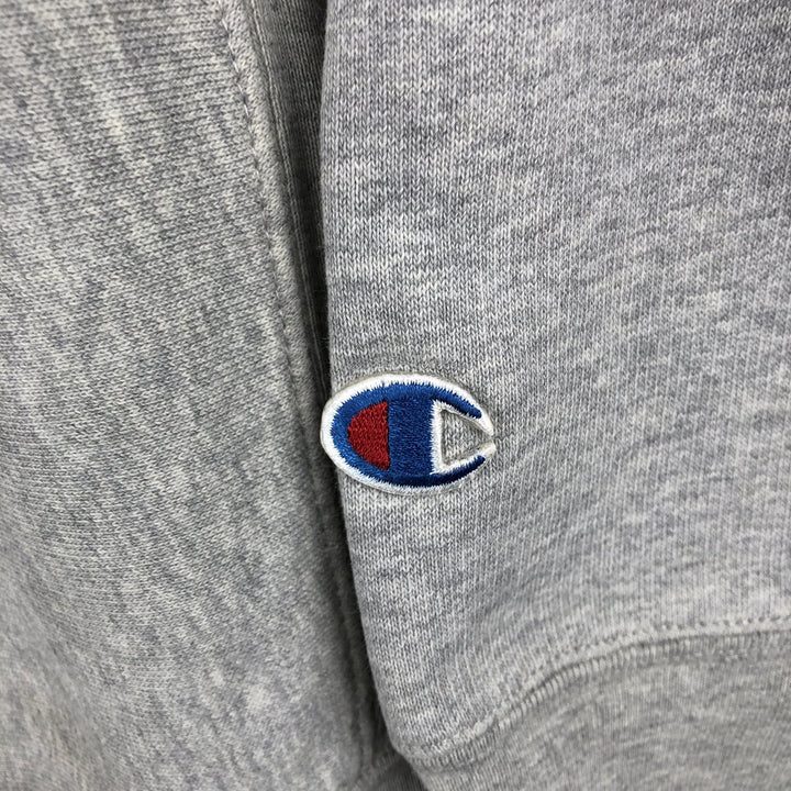 2000'S Champion Triple Print Sweatshirt, Men's Size M cotton gray type Vintage Second Hand