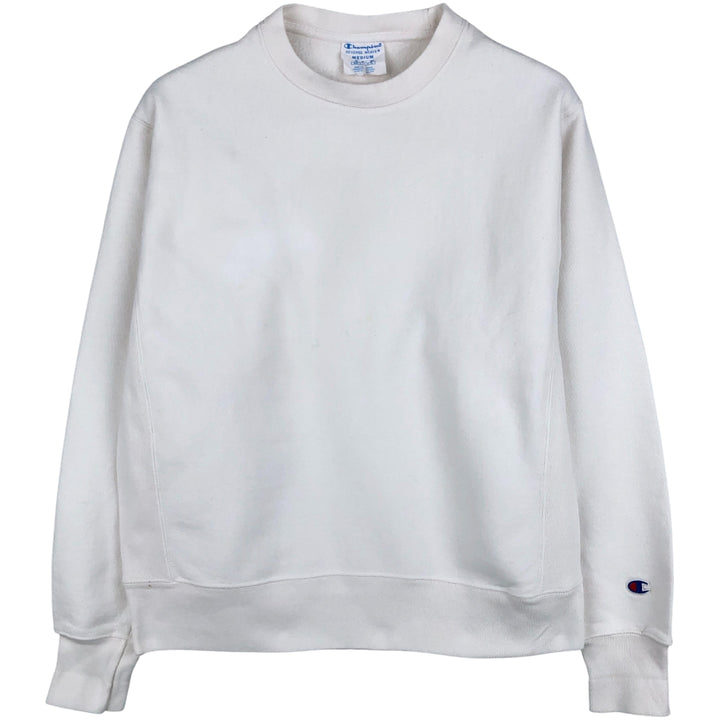 Champion Reverse Weave Solid Color Blank Sweatshirt, Men's Size Medium unclear white type Vintage Second Hand