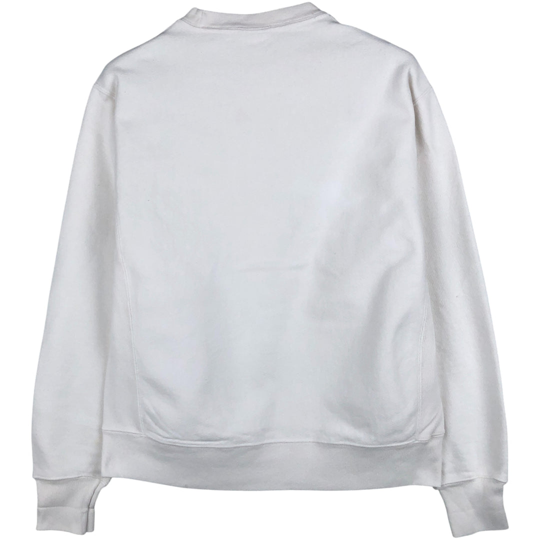 Champion Reverse Weave Solid Color Blank Sweatshirt, Men's Size Medium unclear white type Vintage Second Hand