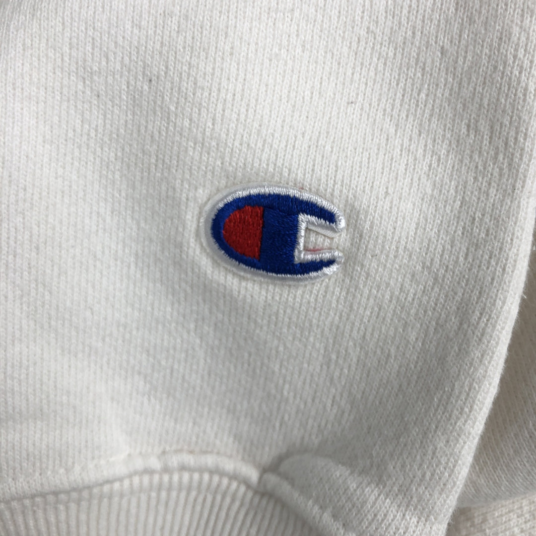 Champion Reverse Weave Solid Color Blank Sweatshirt, Men's Size Medium unclear white type Vintage Second Hand